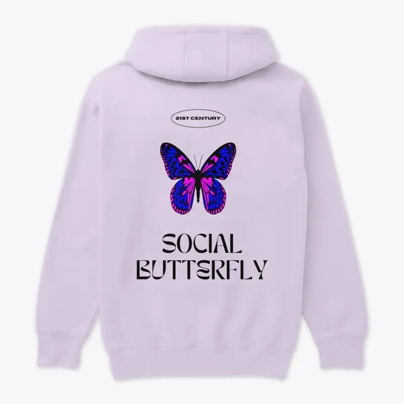 21st Century Social Butterfly Hoodie